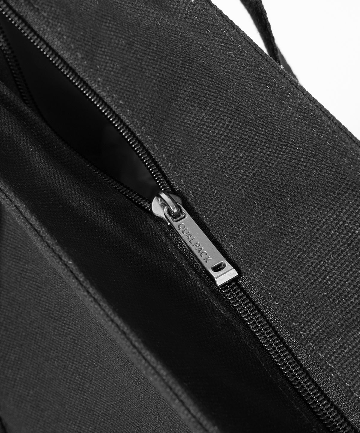 퀄팩(QUALPACK) 포켓 캔버스 숄더백 QC10 블랙