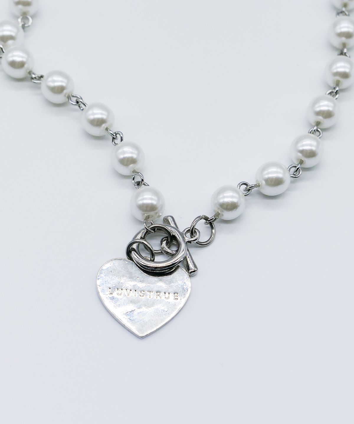 러브이즈트루(LUVISTRUE) IN PEARLS CHOKER(SILVER)