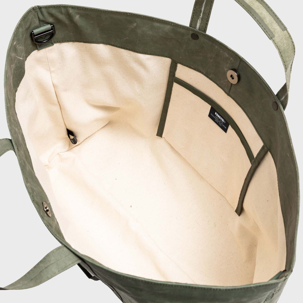 카네이테이(KANEITEI) ORION VERTICAL TOOL BAG (OLIVE DRAB) / UPCYCLED