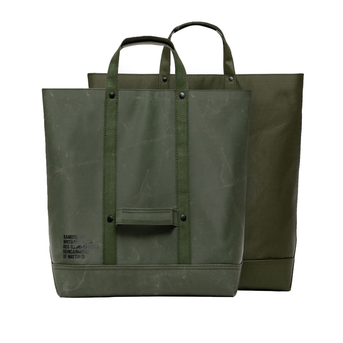 카네이테이(KANEITEI) ORION VERTICAL TOOL BAG (OLIVE DRAB) / UPCYCLED