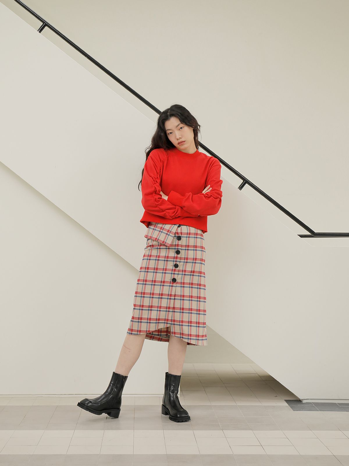 느와(NOIR) Carl Skirt