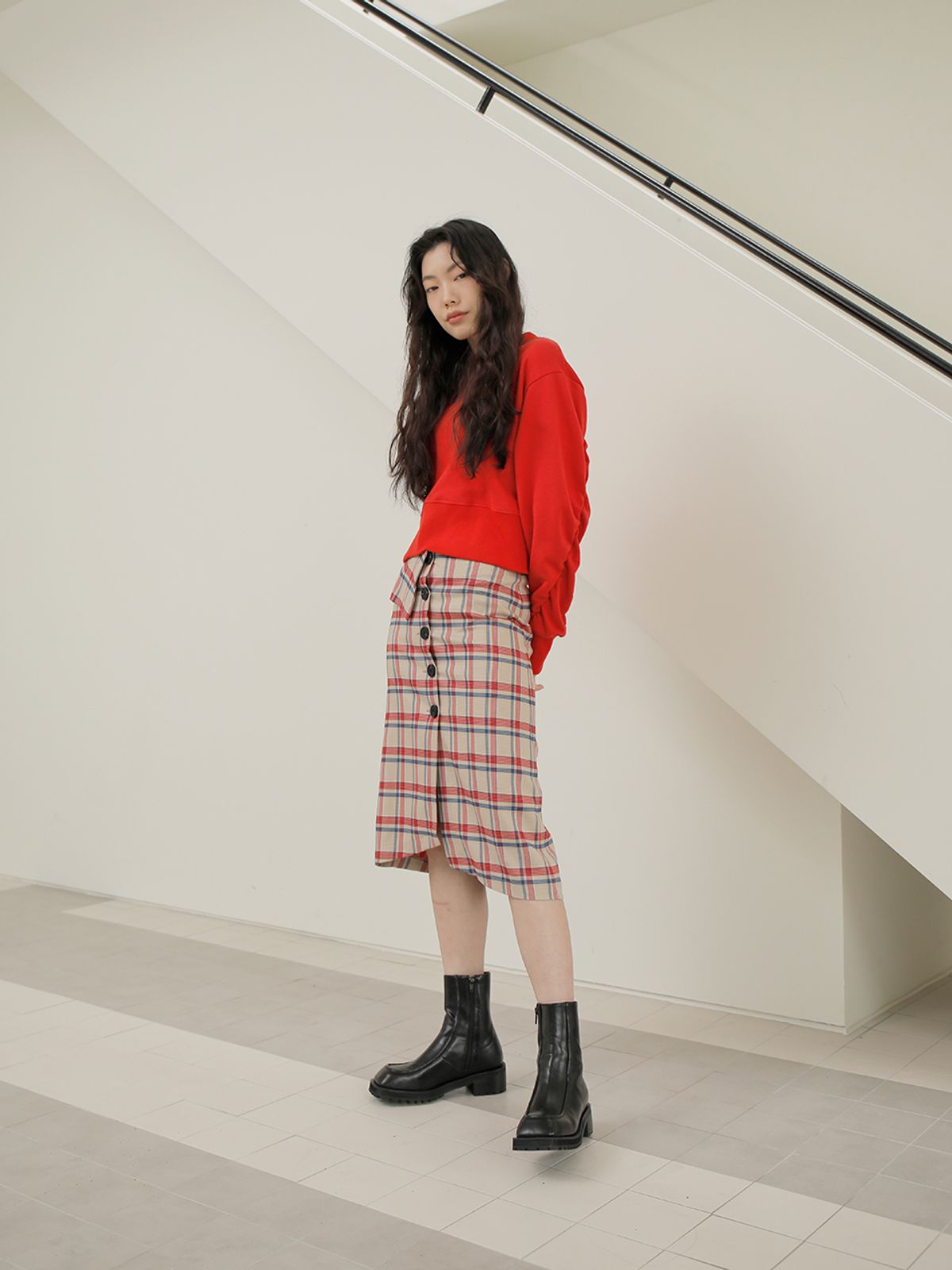 느와(NOIR) Carl Skirt