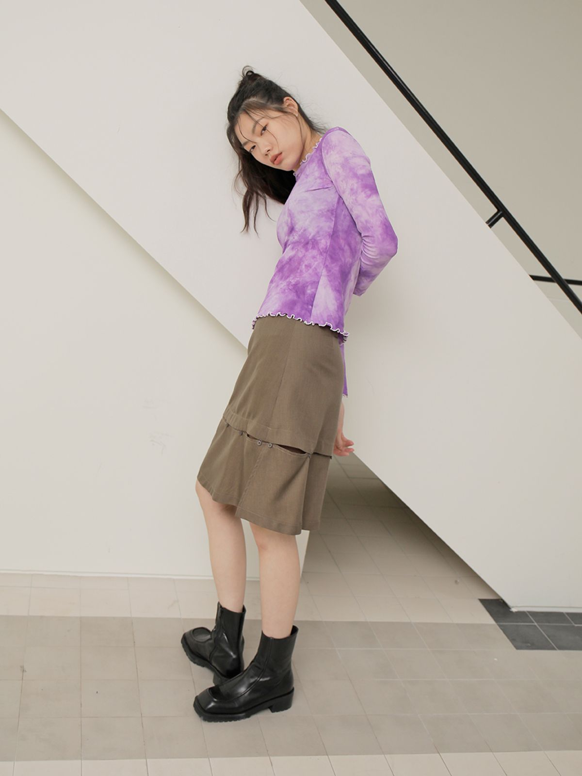 느와(NOIR) Hang Skirt