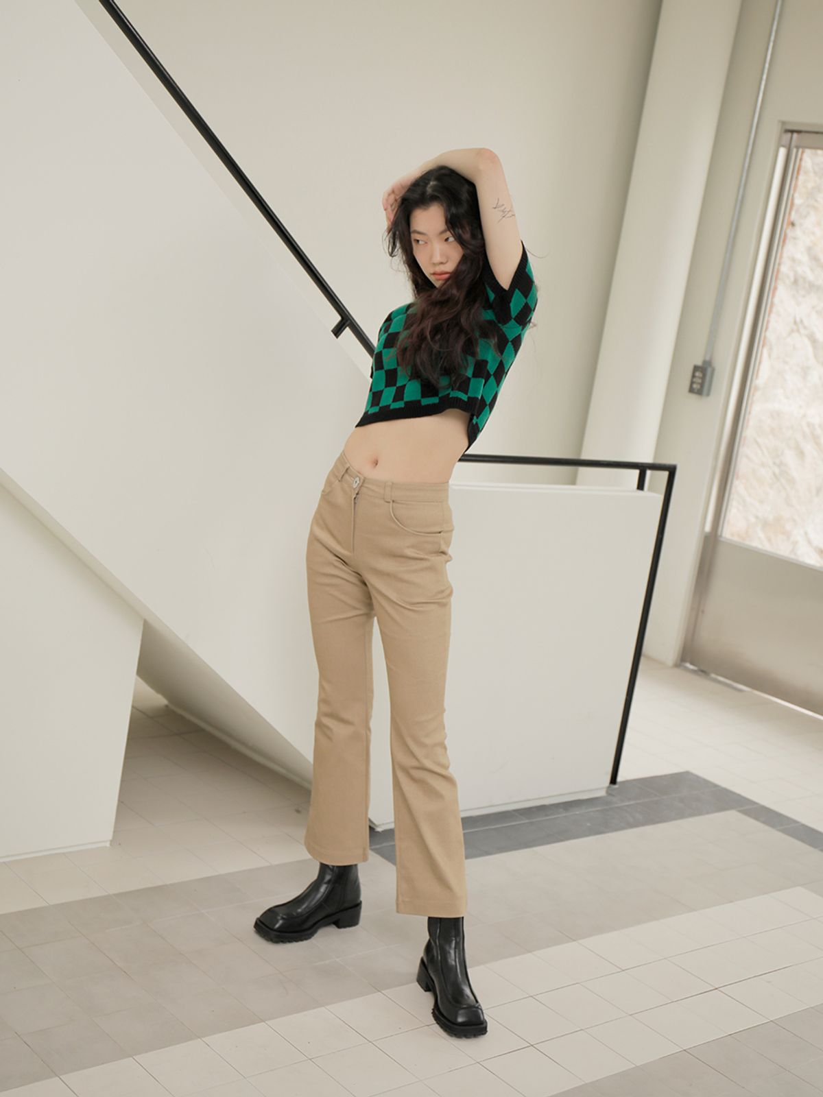 느와(NOIR) Boots Pants