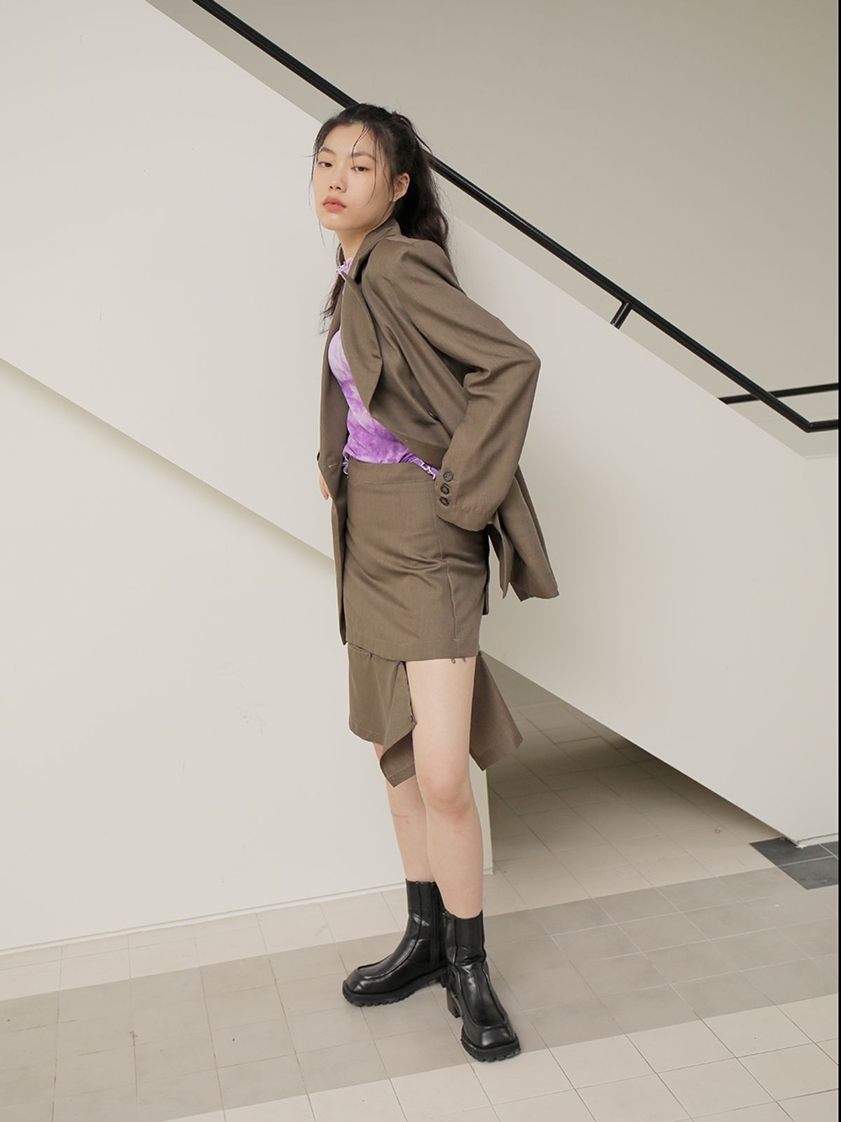 느와(NOIR) Slit Jacket