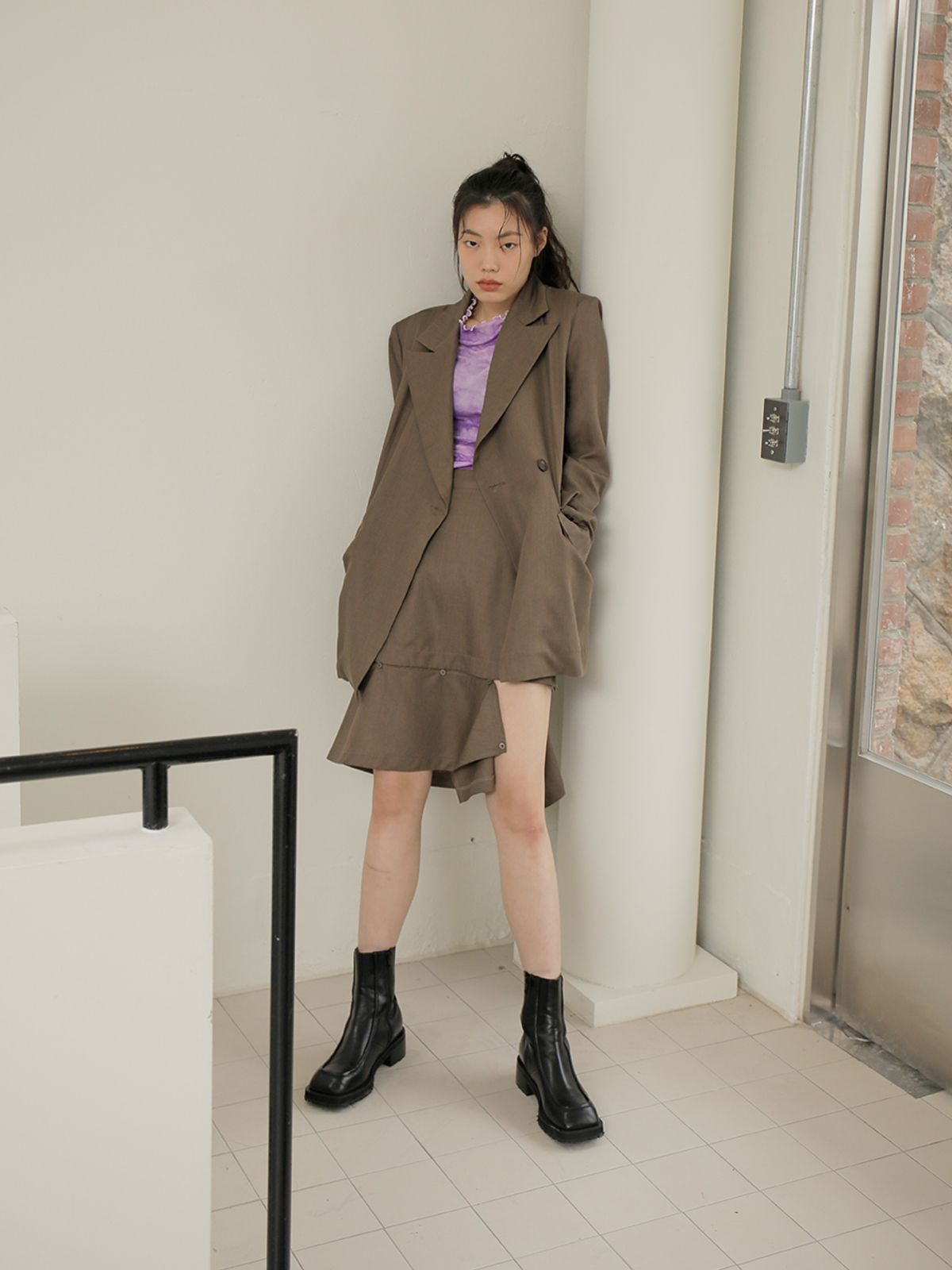 느와(NOIR) Slit Jacket