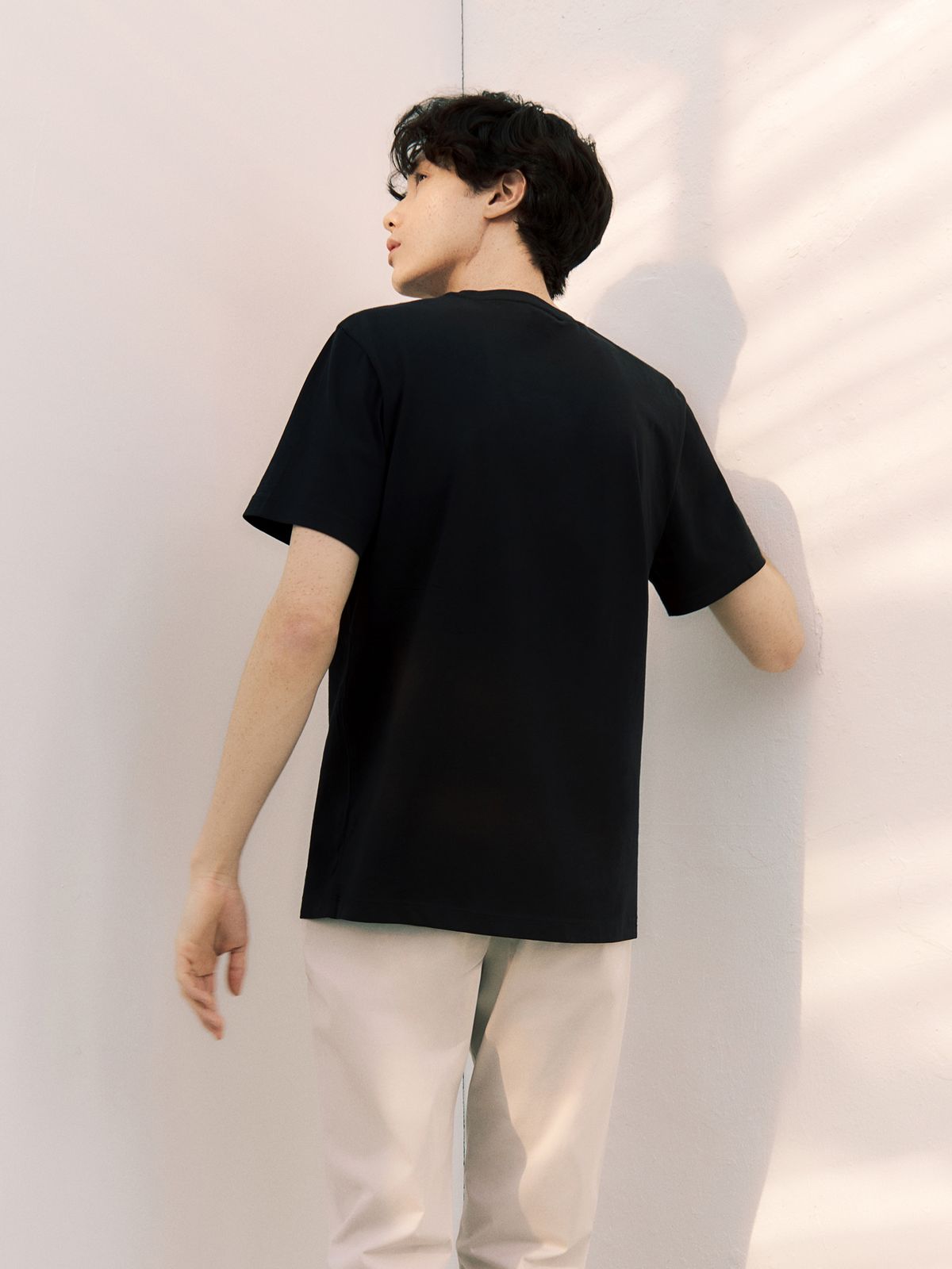 베이직하우스(BASIC HOUSE) [3PACK] 도톰한 순면 헤비웨이트 반팔티셔츠 3팩 (4color)