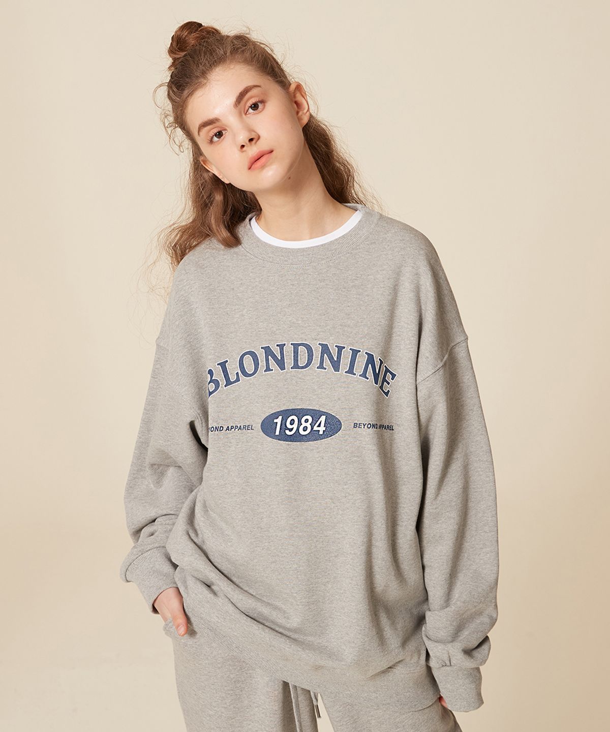 블론드나인(BLOND9) BLDN BA ARCH LOGO SWEAT SHIRTS (11 colors)