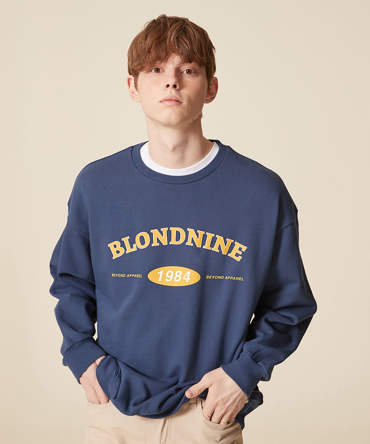 블론드나인(BLOND9) BLDN BA ARCH LOGO SWEAT SHIRTS (11 colors)