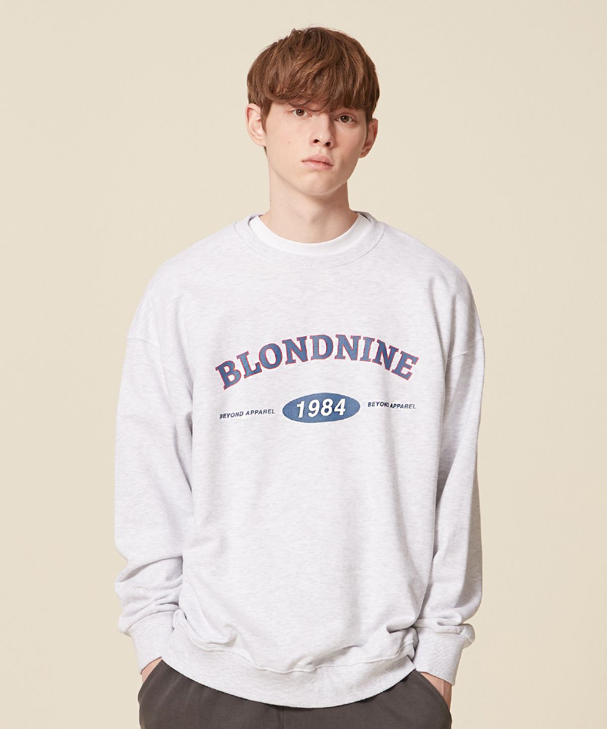블론드나인(BLOND9) BLDN BA ARCH LOGO SWEAT SHIRTS (11 colors)