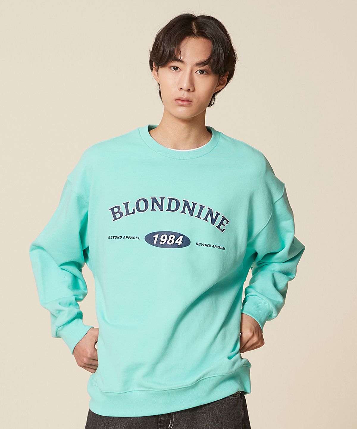 블론드나인(BLOND9) BLDN BA ARCH LOGO SWEAT SHIRTS (11 colors)
