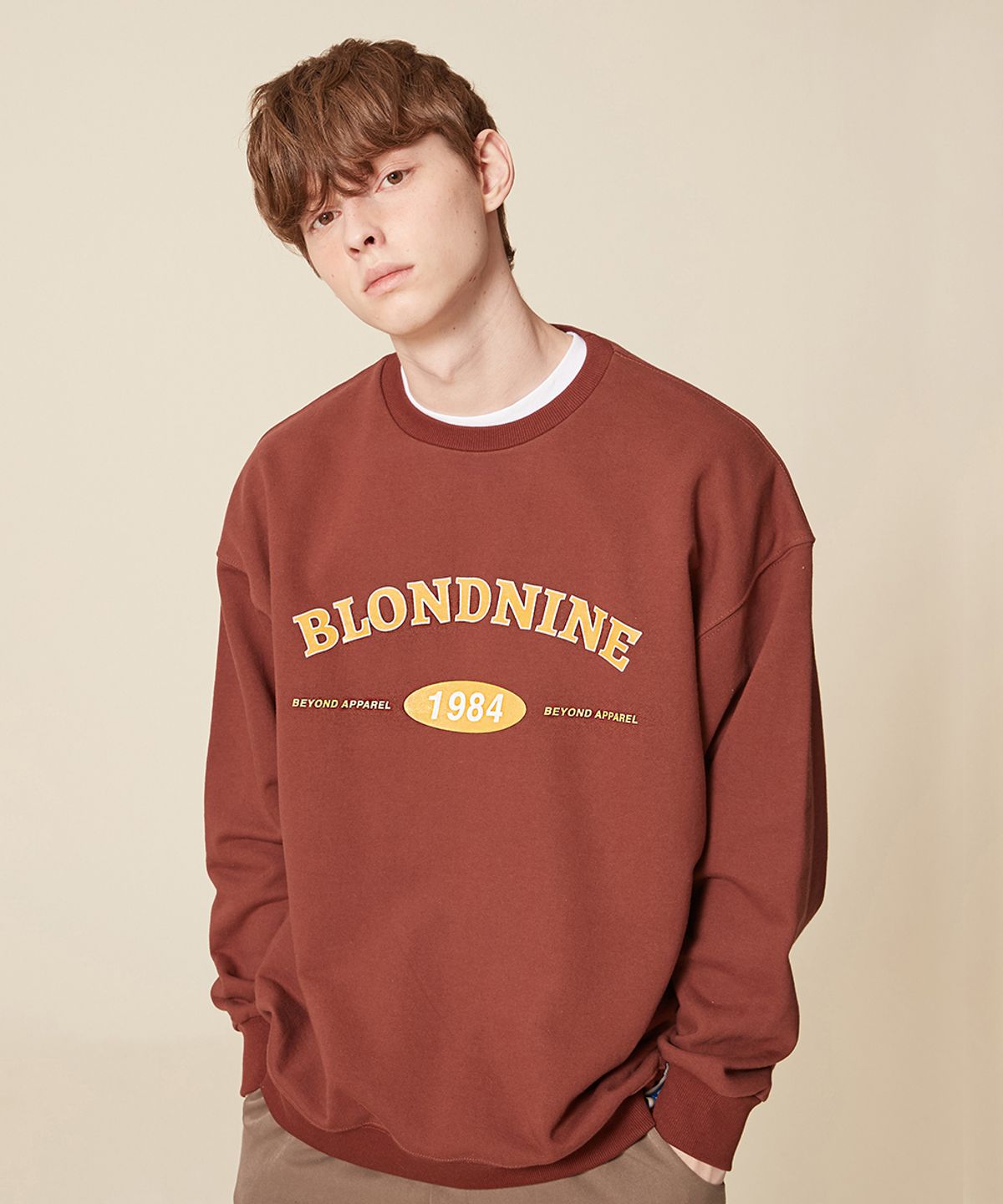 블론드나인(BLOND9) BLDN BA ARCH LOGO SWEAT SHIRTS (11 colors)