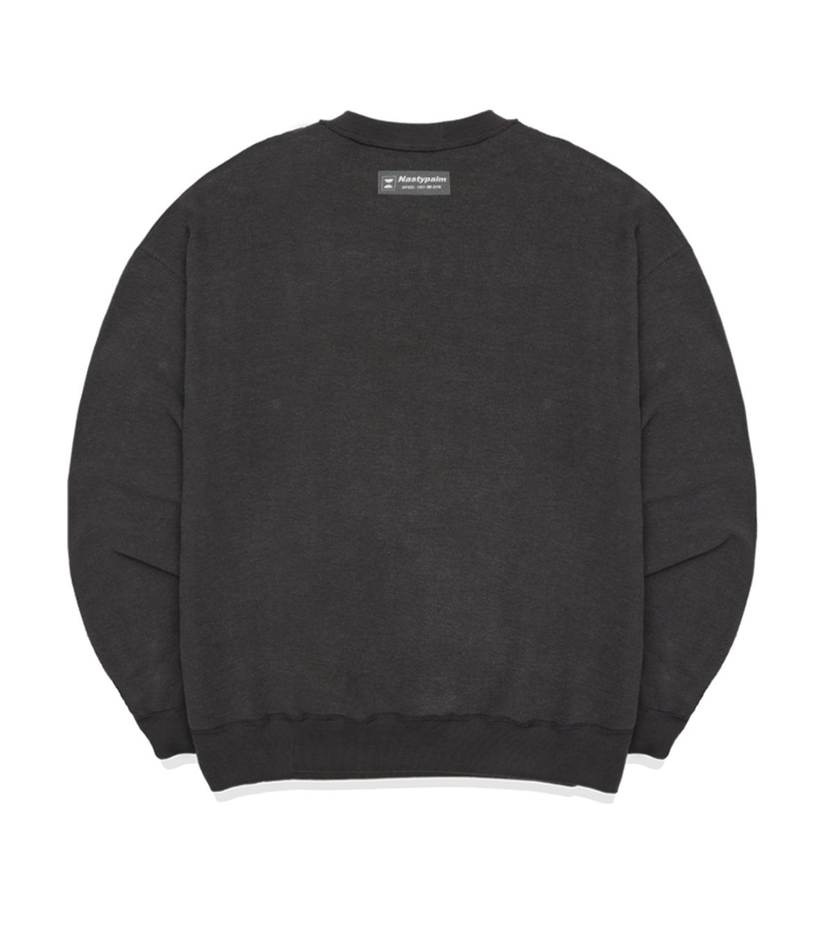 엔피스튜디오(NP STUDIO) 네스티 피그먼트 리버시블 스웨트셔츠 블랙