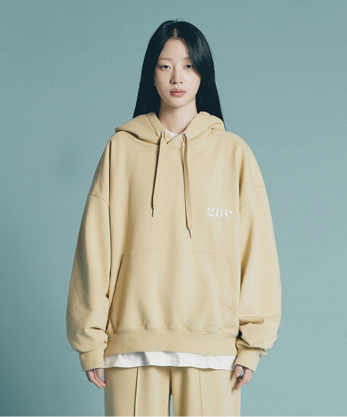 객(GAC) GAC SIGNATURE HOODIE yellow