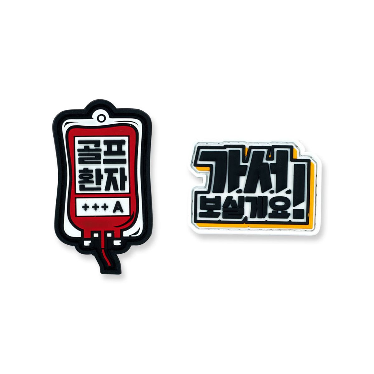 멀리건(MULLIGUN) 와펜 골프모자  CW005 GRAY FUNNY
