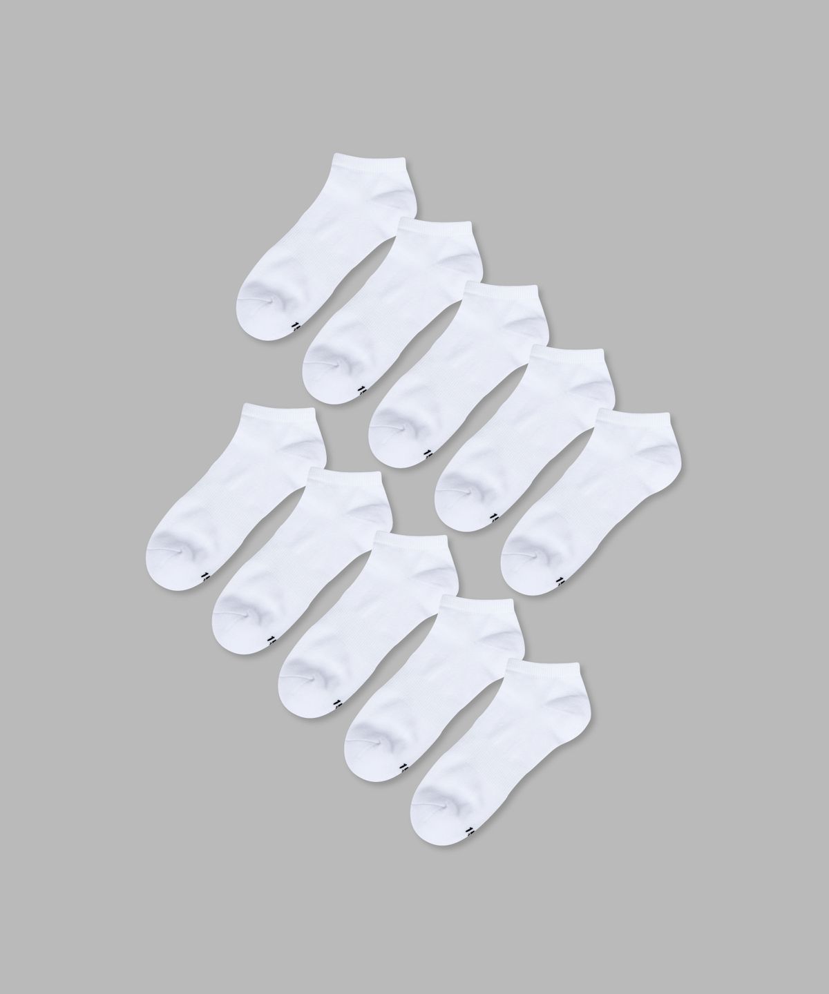 일오공칠(IL-O-GONG-CHIL) [10PACK] 1507 라이트 애슬레틱 스니커즈 삭스 -스노우 화이트 (L사이즈)