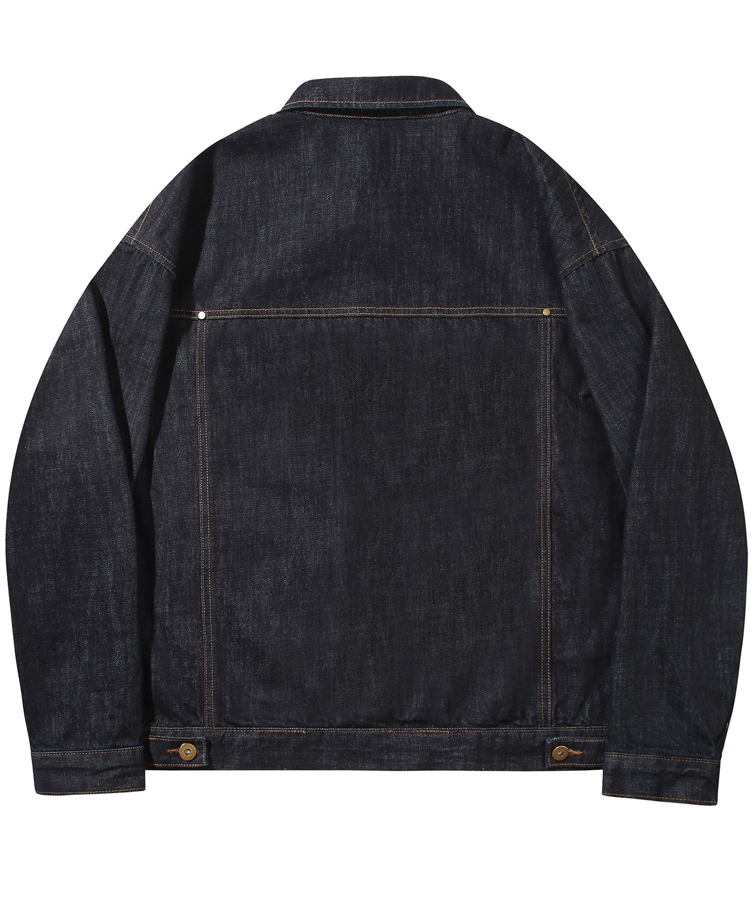 MUSINSA公式 | TRILLION WASHED STITCH DENIM JACKET_INDIGO