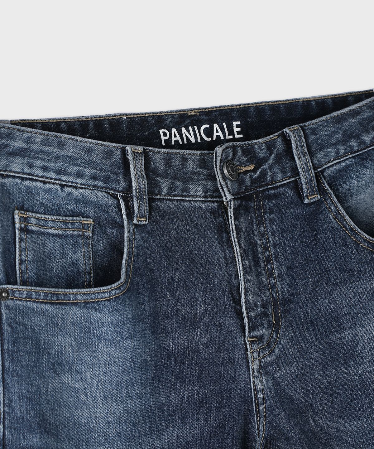 빠니깔레(PANICALE) 썸머 워싱 롤업 진 [블루]