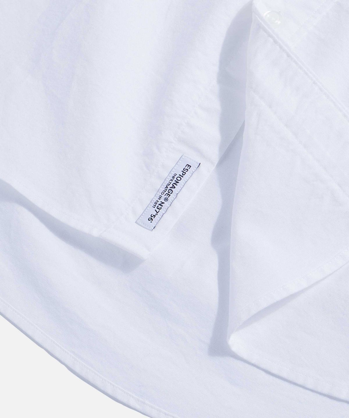 에스피오나지(ESPIONAGE) Oxford Over Shirt White