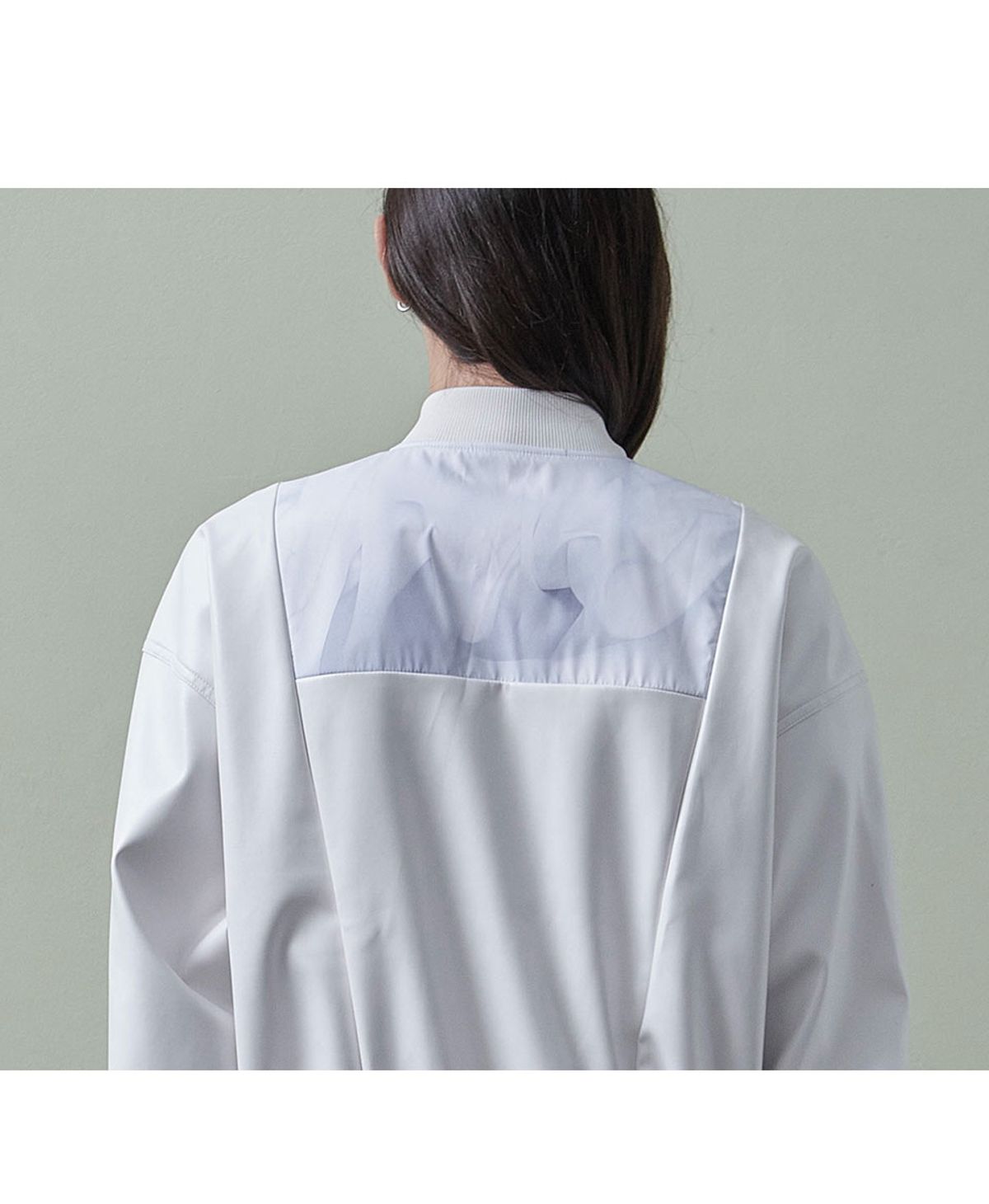 261이유아이(261EUI) SIGNATURE WRINKLE MA-1 WHITE