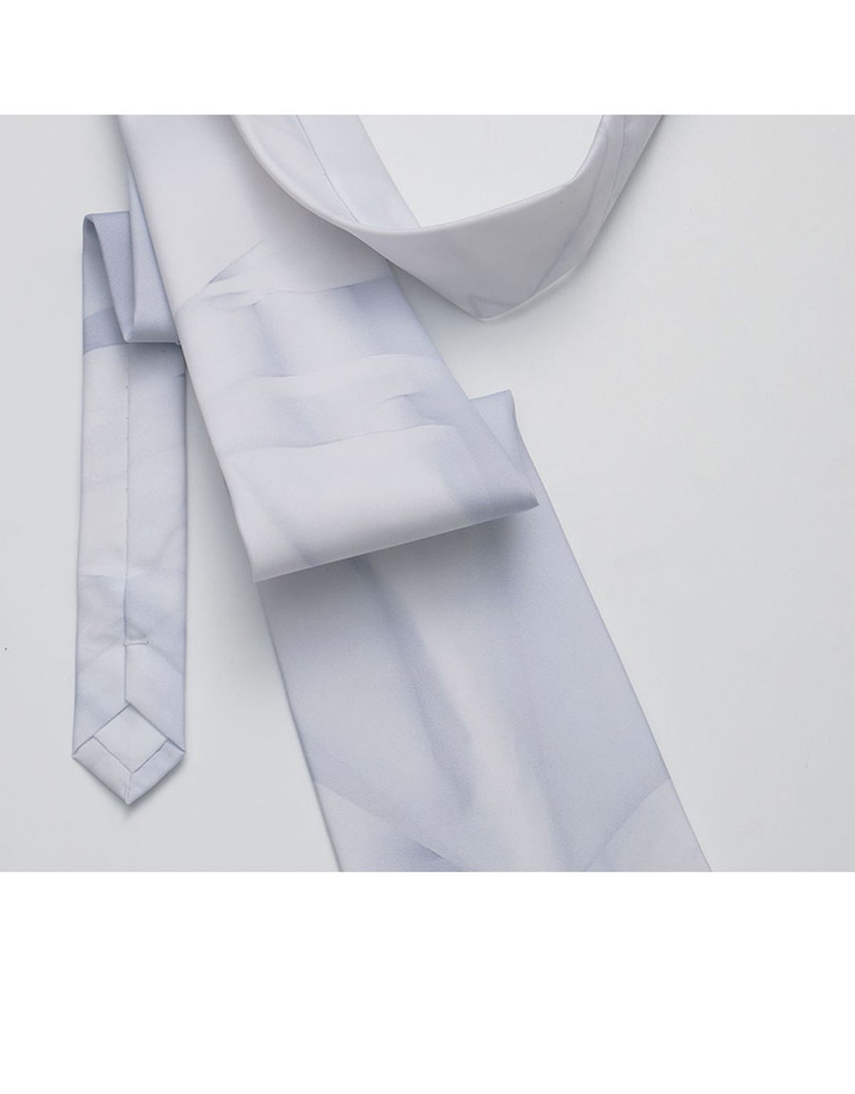 261이유아이(261EUI) SIGNATURE WRINKLE TIE WHITE