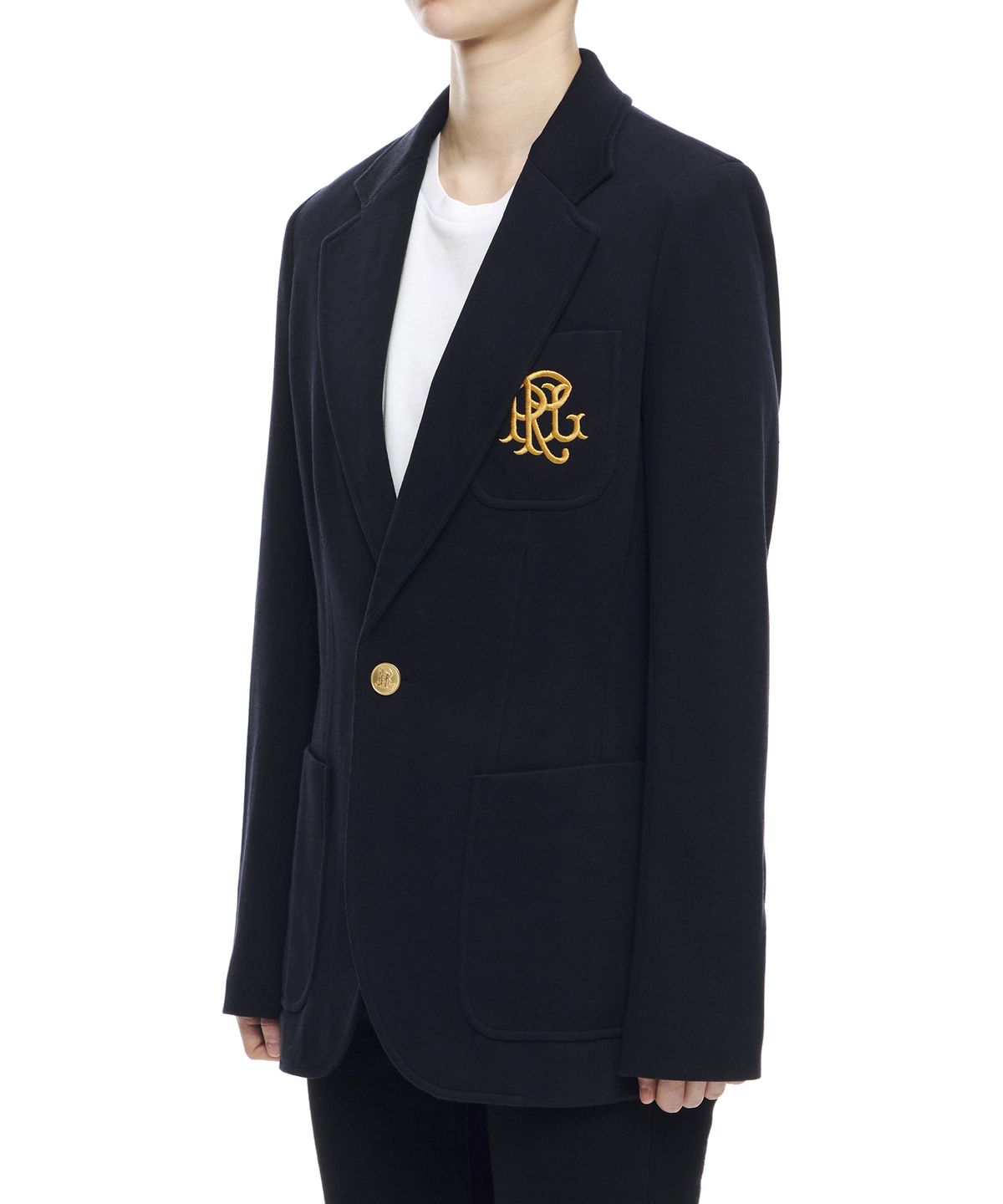 폴로 랄프 로렌(POLO RALPH LAUREN) W 더블니트 자카드 블레이저 - 네이비