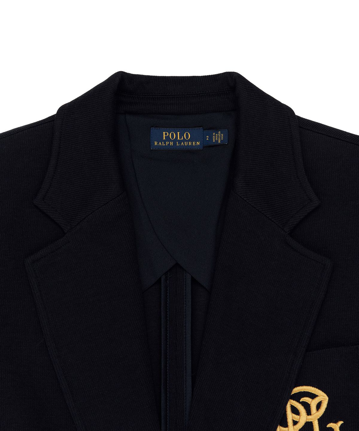 폴로 랄프 로렌(POLO RALPH LAUREN) W 더블니트 자카드 블레이저 - 네이비
