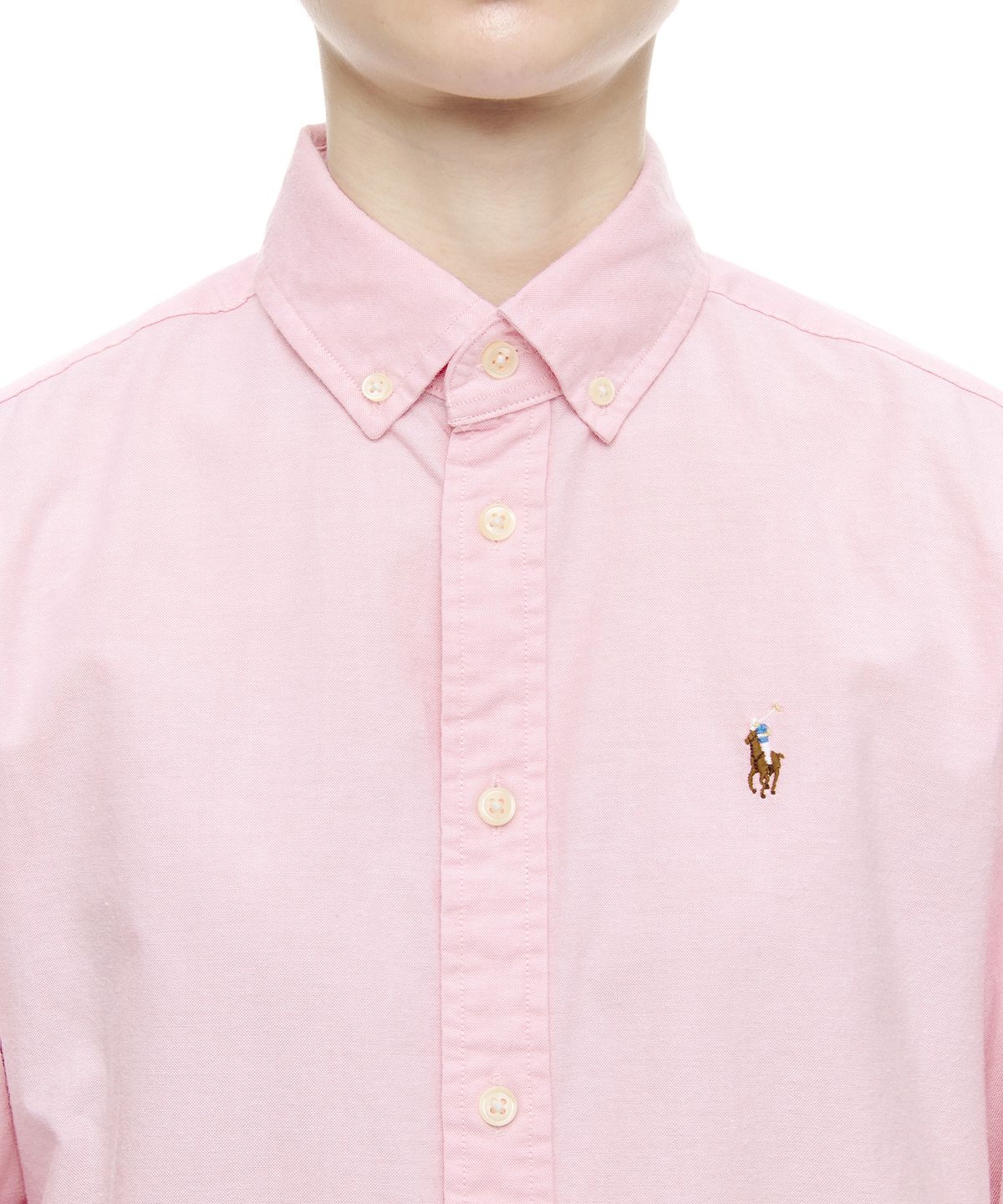 폴로 랄프 로렌(POLO RALPH LAUREN) W 클래식핏 옥스포드 셔츠 - 핑크