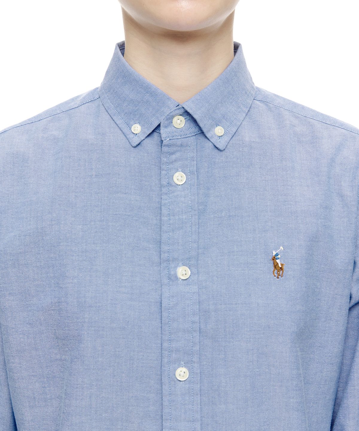 폴로 랄프 로렌(POLO RALPH LAUREN) W 클래식핏 옥스포드 셔츠 - 블루