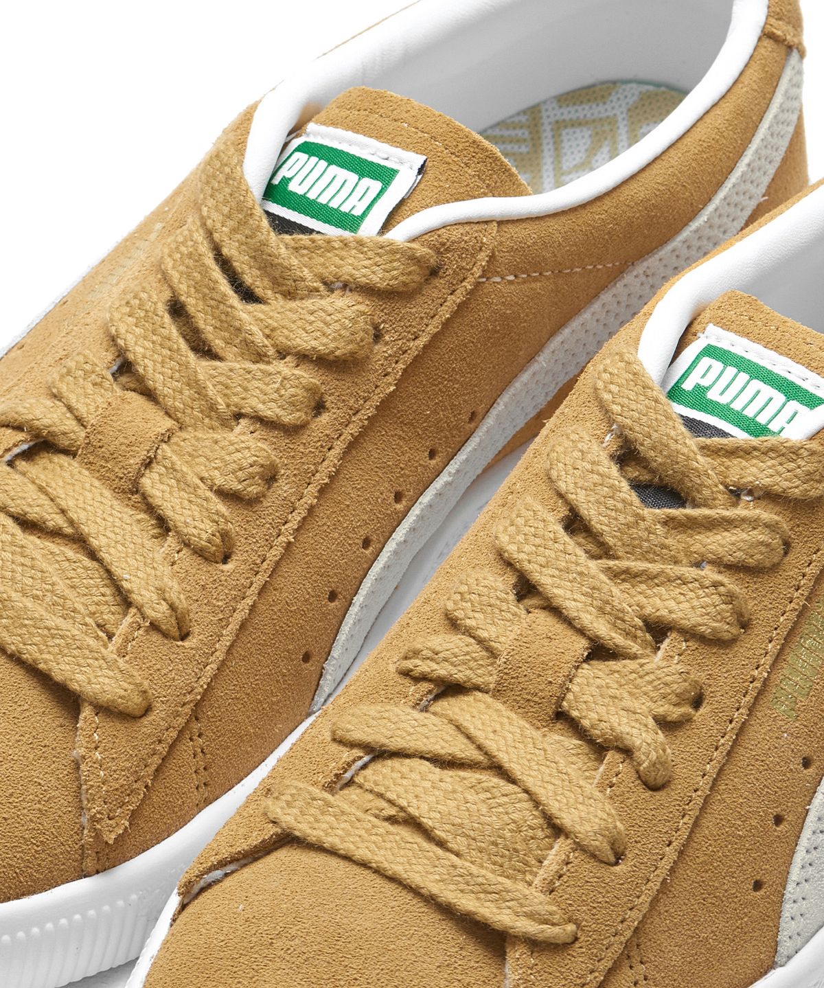 푸마(PUMA) 스웨이드 빈티지 - 머스타드:화이트 / 374921-01