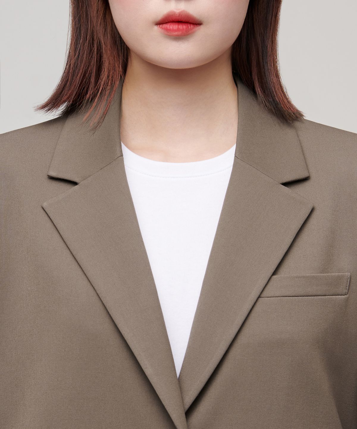 무신사 스탠다드 우먼(MUSINSA STANDARD WOMAN) 우먼즈 오버사이즈 블레이저 [더스티 베이지]