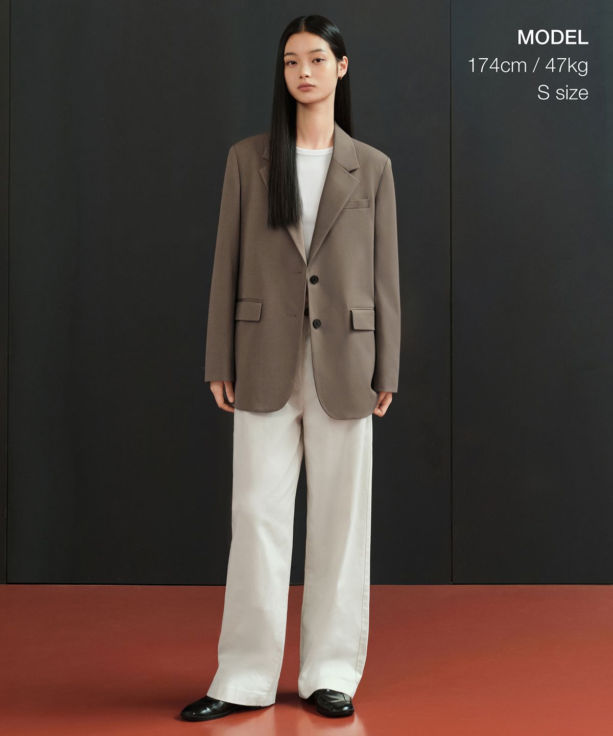 무신사 스탠다드 우먼(MUSINSA STANDARD WOMAN) 우먼즈 오버사이즈 블레이저 [더스티 베이지]