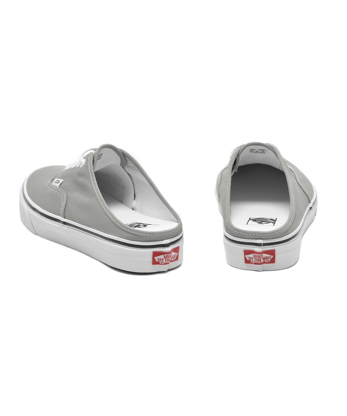 반스(VANS) 어센틱 뮬 - 드리즐:트루 화이트 / VN0A54F7IYP1