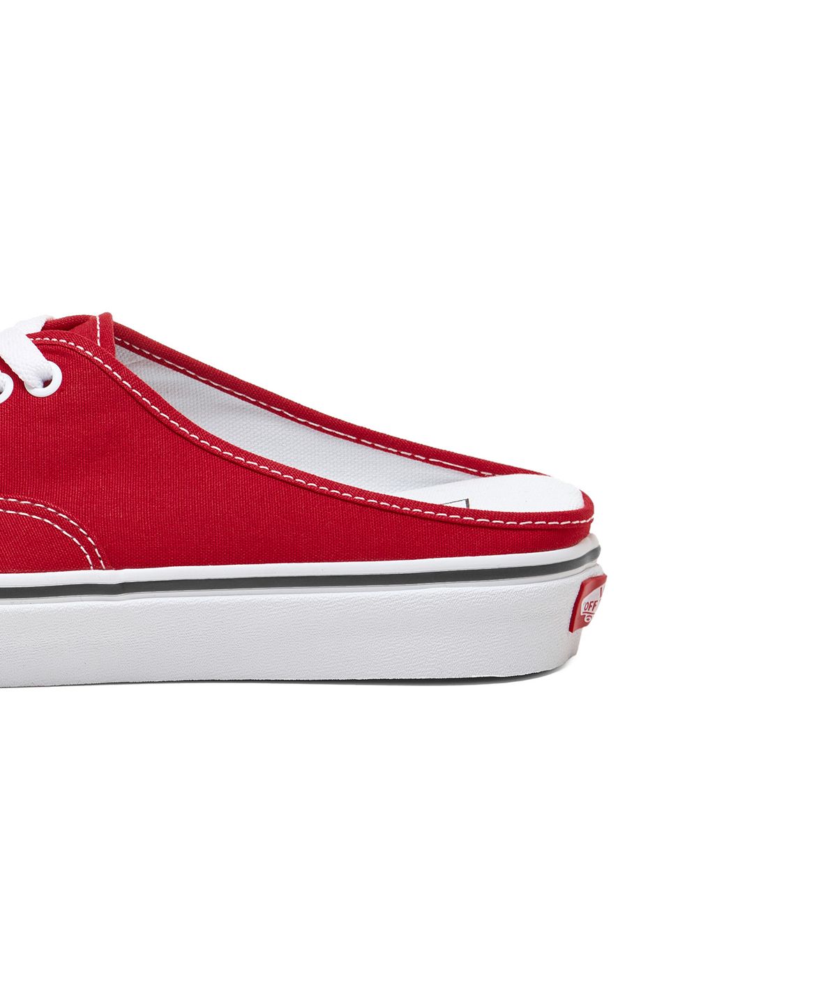 반스(VANS) 어센틱 뮬 - 레이싱 레드:트루 화이트 / VN0A54F7JV61