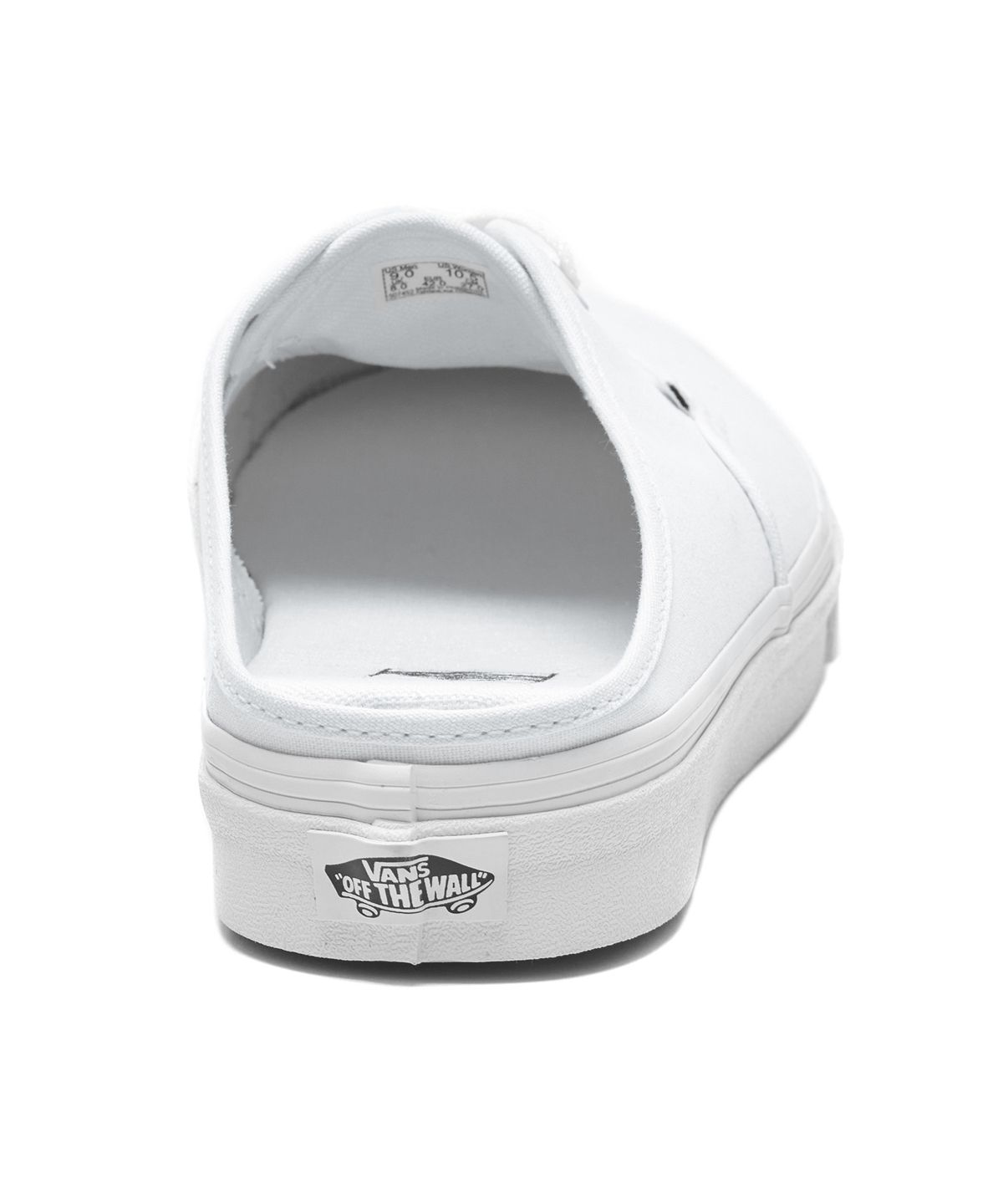 반스(VANS) 어센틱 뮬 - 트루 화이트:트루 화이트 / VN0A54F7QLZ1