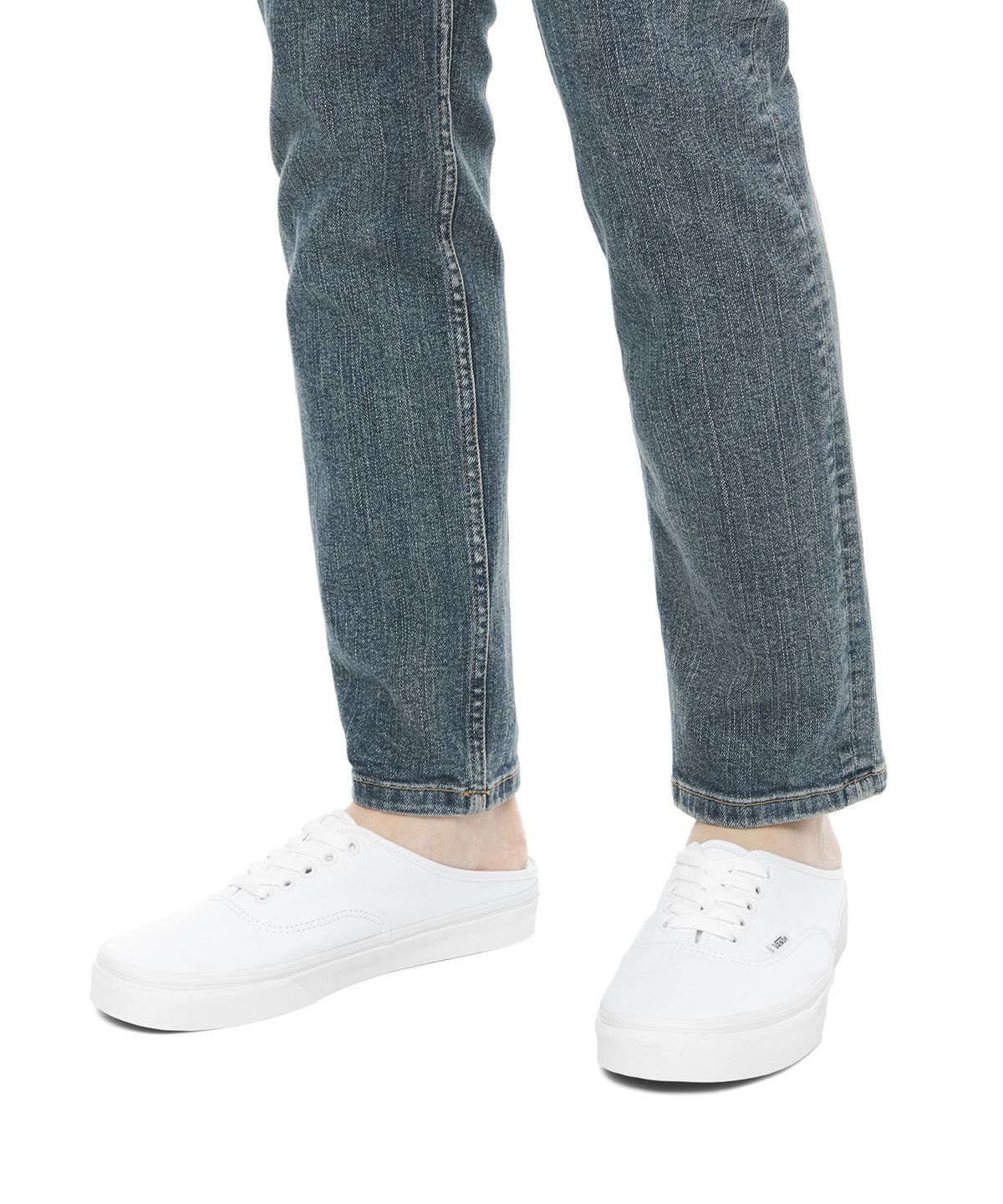 반스(VANS) 어센틱 뮬 - 트루 화이트:트루 화이트 / VN0A54F7QLZ1