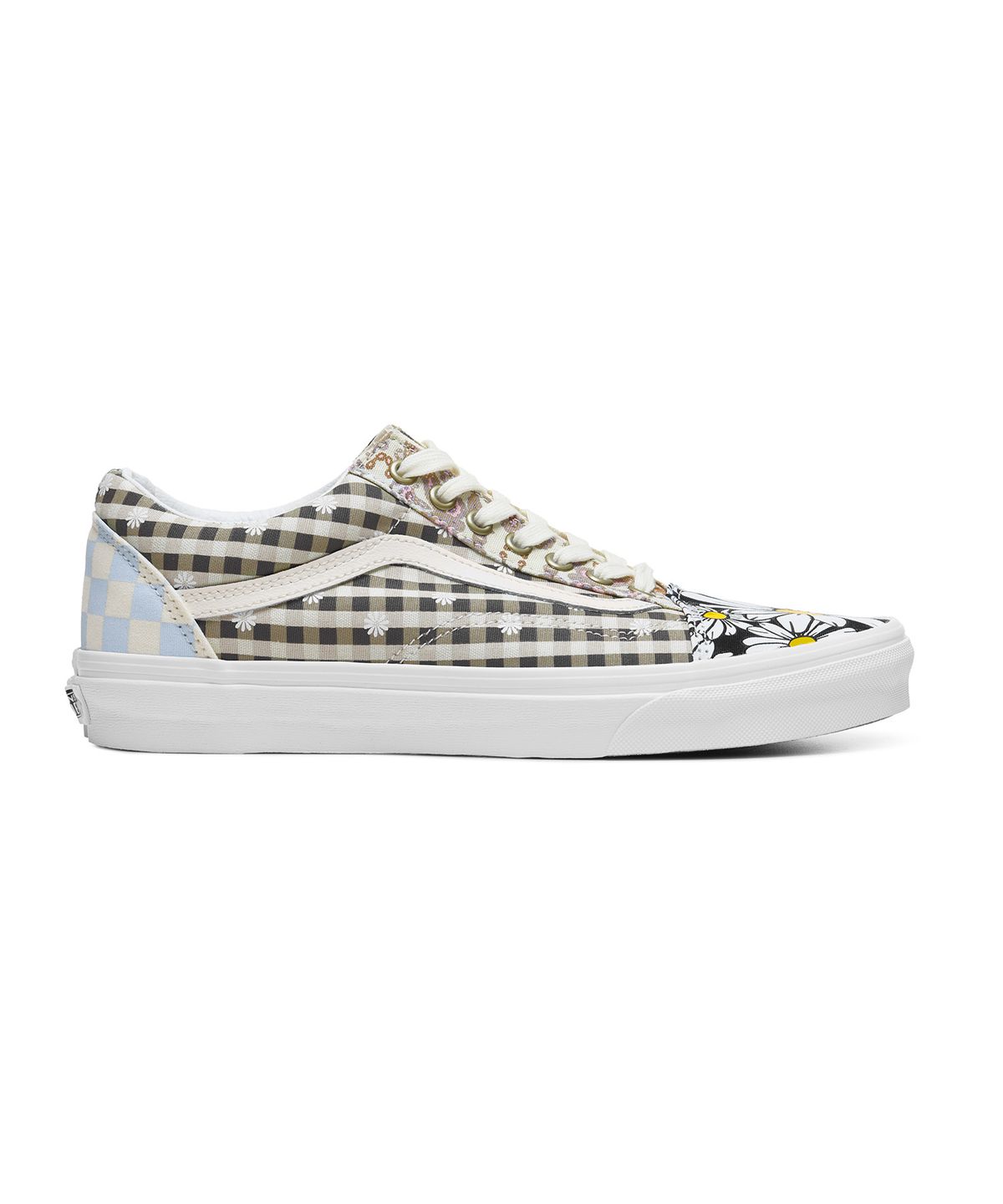 반스(VANS) 올드스쿨 - (메도우 패치워크) 멀티:트루 화이트 / VN0A7Q2J4201