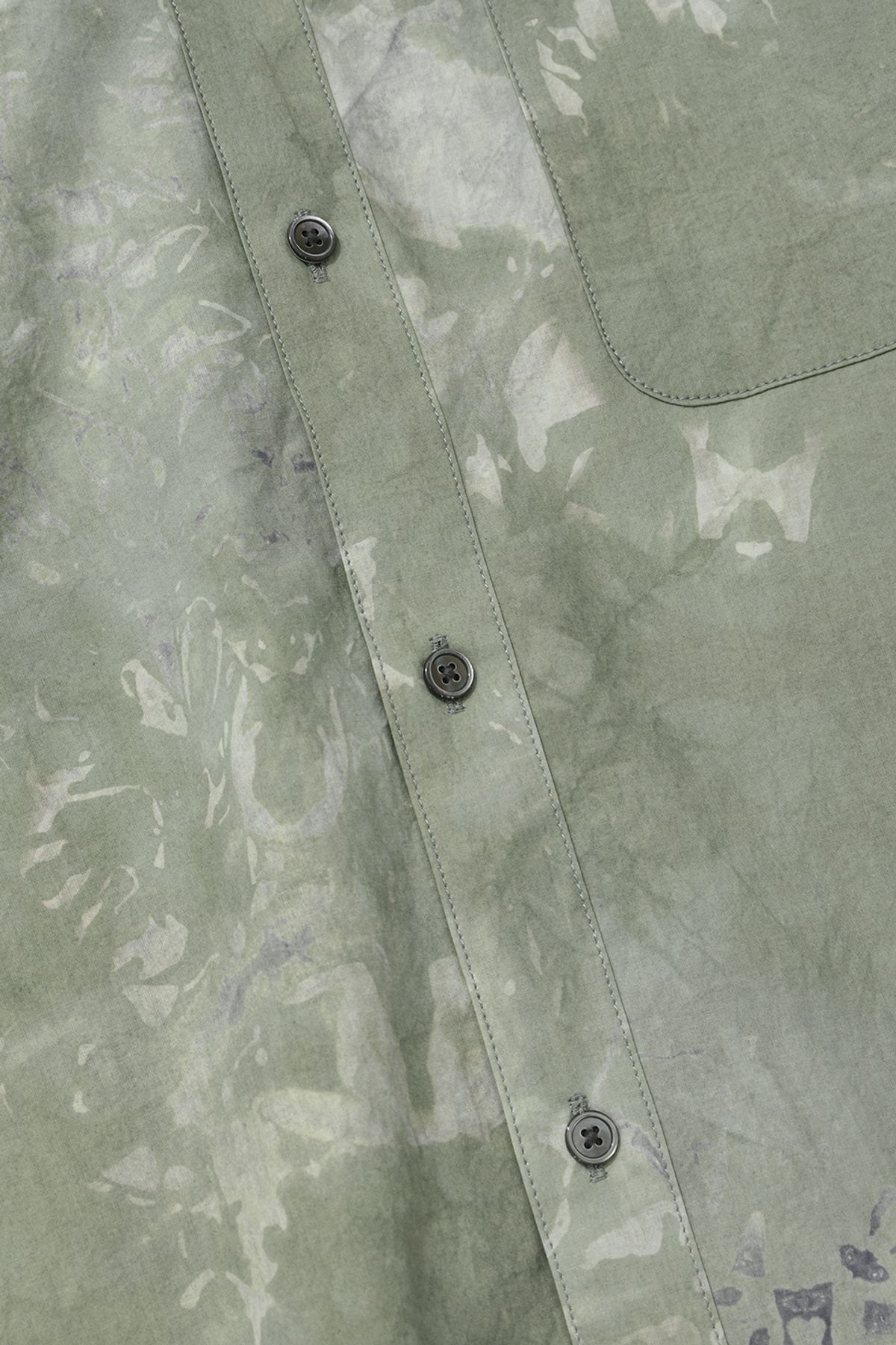 비바스튜디오(VIVASTUDIO) DYED SHIRTS KS [GREEN]
