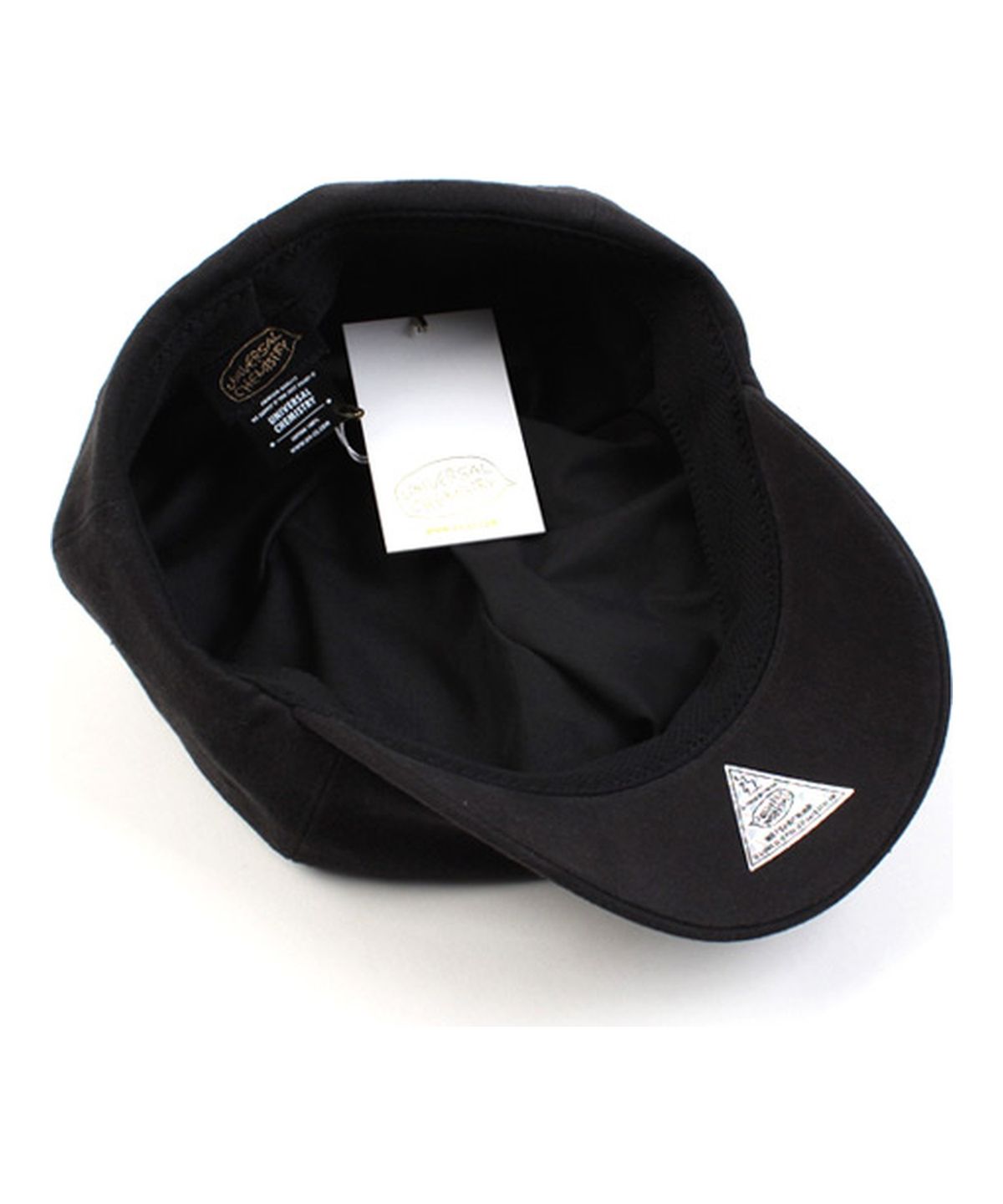 유니버셜 케미스트리(UNIVERSAL CHEMISTRY) Black Low Washing Newsboy Cap 뉴스보이캡