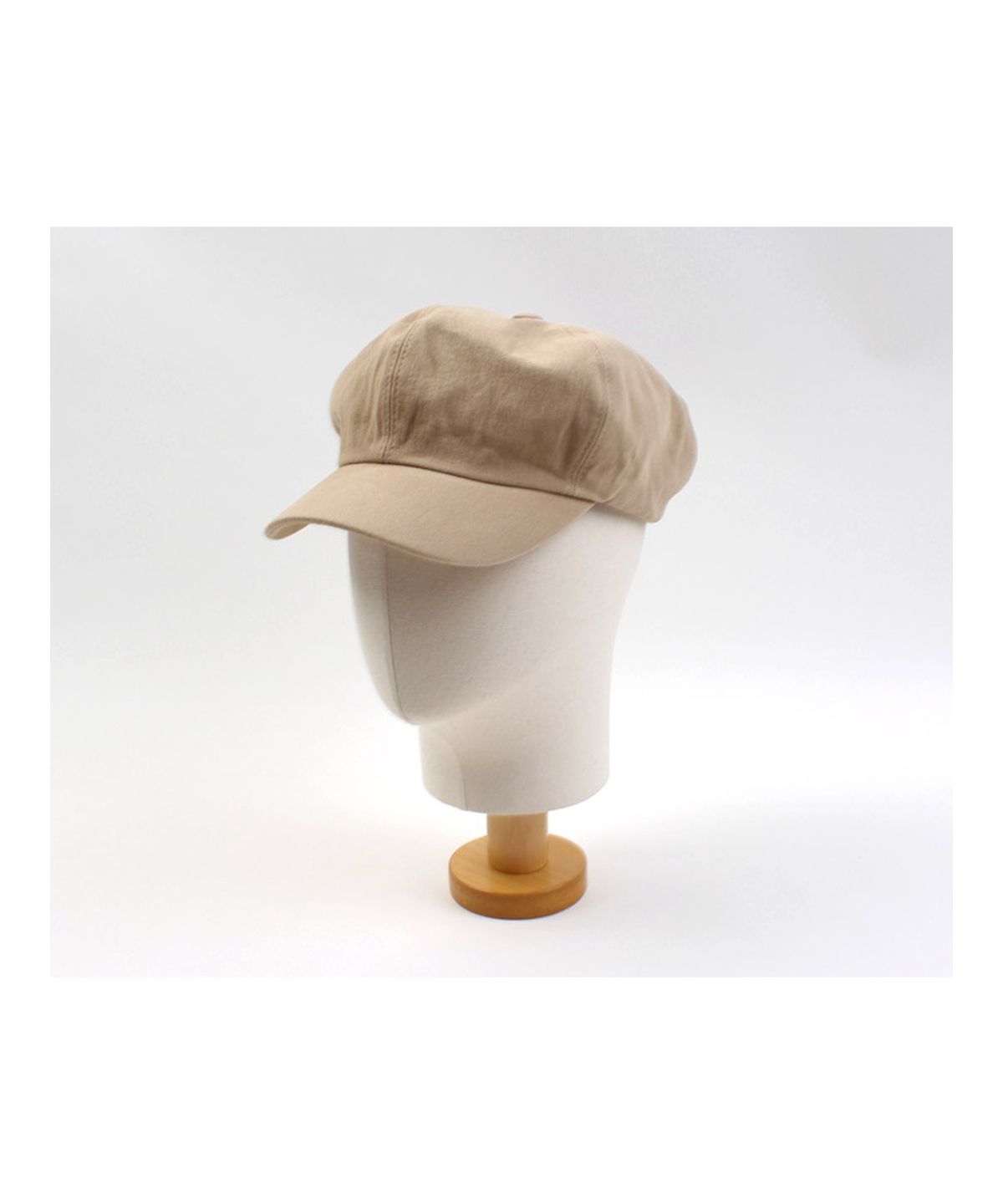 유니버셜 케미스트리(UNIVERSAL CHEMISTRY) Beige Low Washing Newsboy Cap 뉴스보이캡