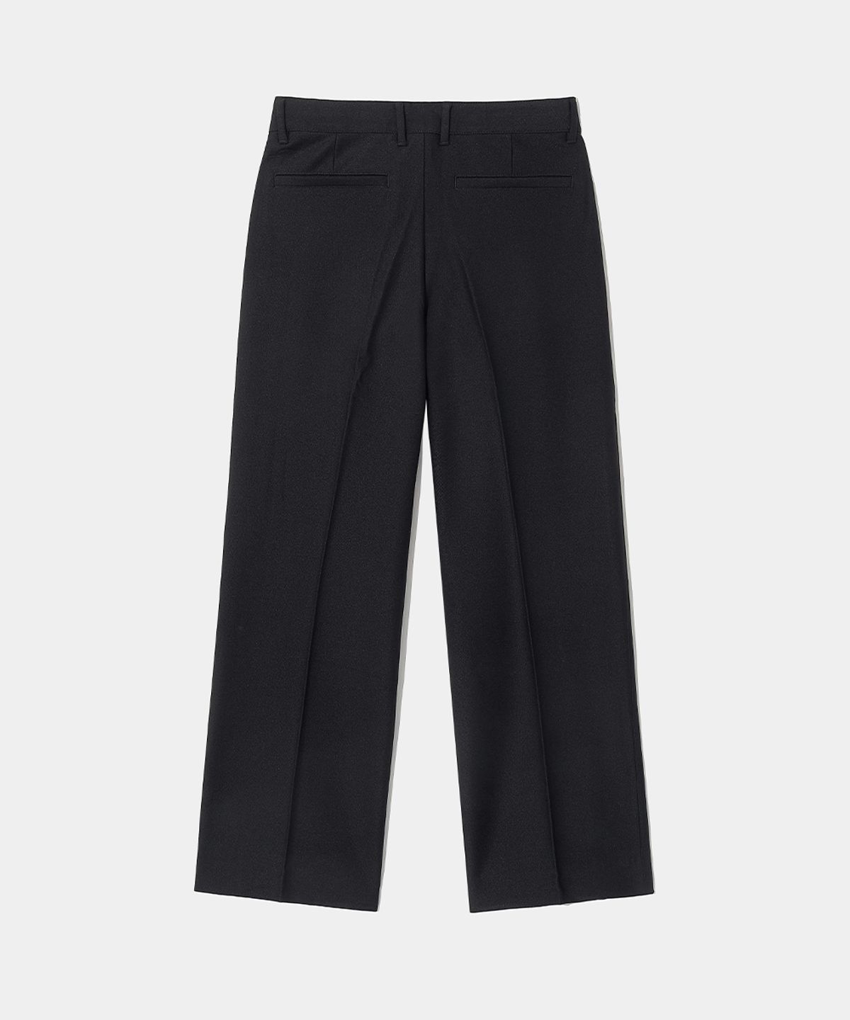 메종미네드(MAISON MINED) SAINT TWO TUCK WIDE PANTS BLACK