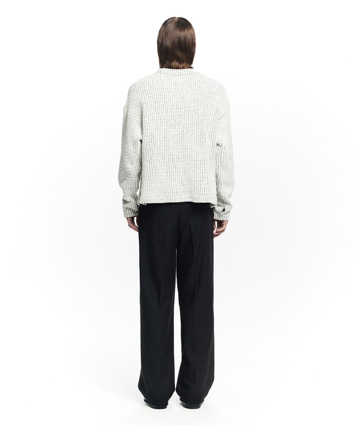 메종미네드(MAISON MINED) SAINT TWO TUCK WIDE PANTS BROWN