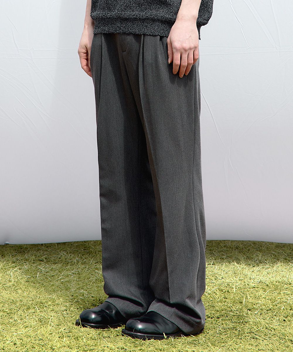 【MAISON MINED】SAINT TWO TUCK WIDE PANTS MUSINSA | MAISON MINED SAINT TWO TUCK WIDE PANTS BLACK