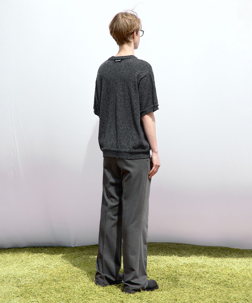 MUSINSA | MAISON MINED SAINT TWO TUCK WIDE PANTS BROWN