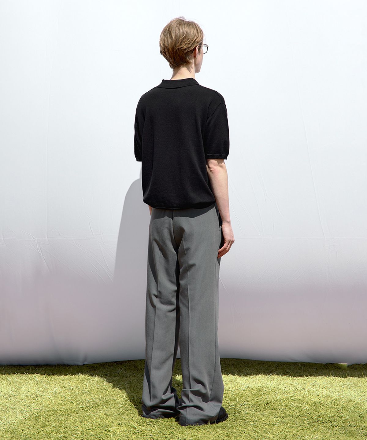 메종미네드(MAISON MINED) SAINT TWO TUCK WIDE PANTS BROWN