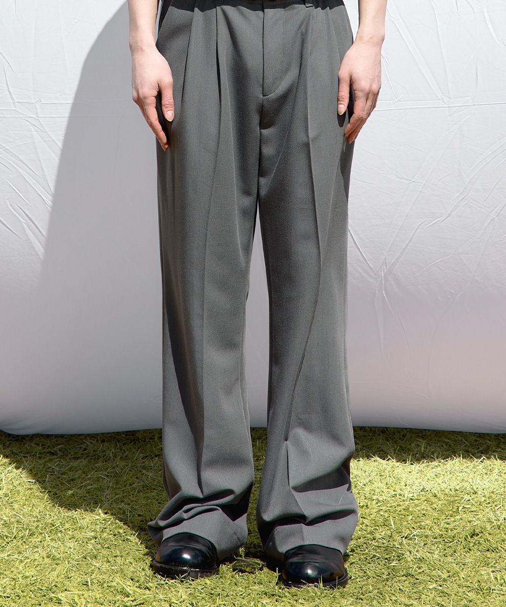 【MAISON MINED】SAINT TWO TUCK WIDE PANTS 메종미네드 ~30% - SAINT TWO TUCK WIDE PANTS BROWN