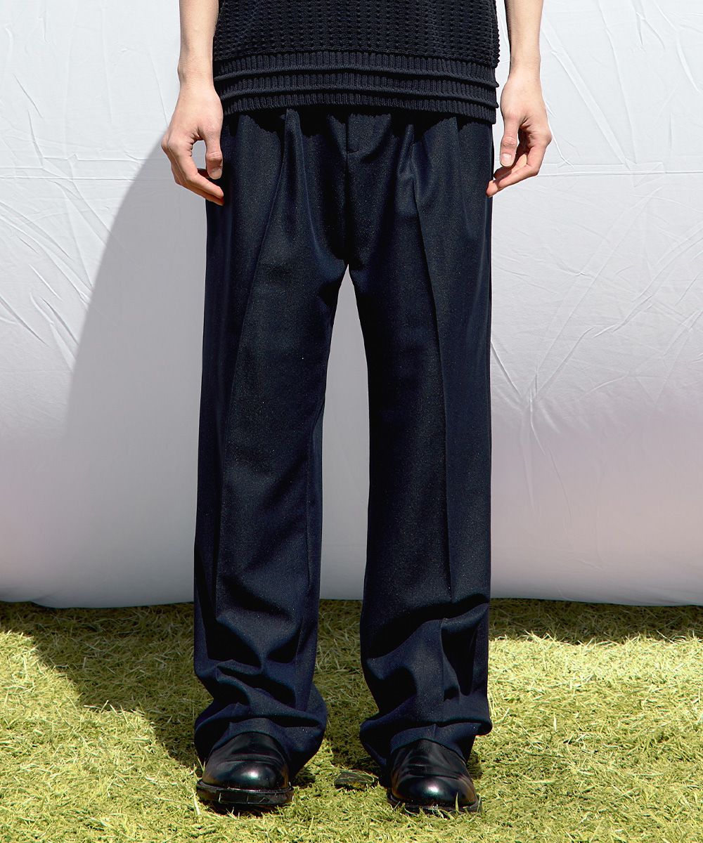 【MAISON MINED】SAINT TWO TUCK WIDE PANTS MUSINSA | MAISON MINED SAINT TWO TUCK WIDE PANTS BLACK
