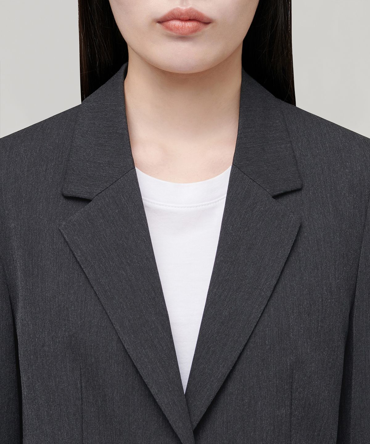무신사 스탠다드 우먼(MUSINSA STANDARD WOMAN) 우먼즈 베이식 블레이저 [차콜 그레이]