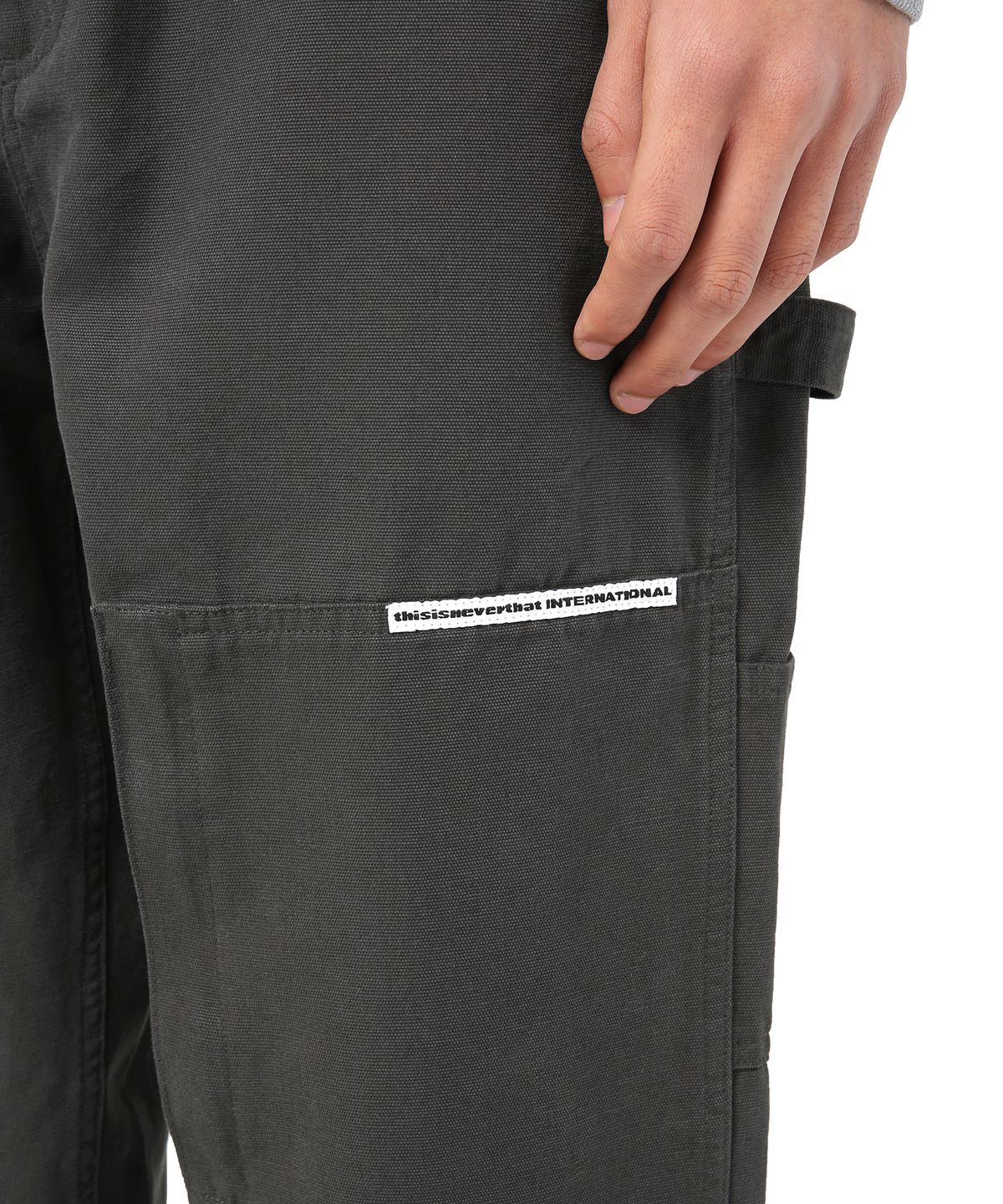 디스이즈네버댓(THISISNEVERTHAT) (SS21) Carpenter Pant Charcoal