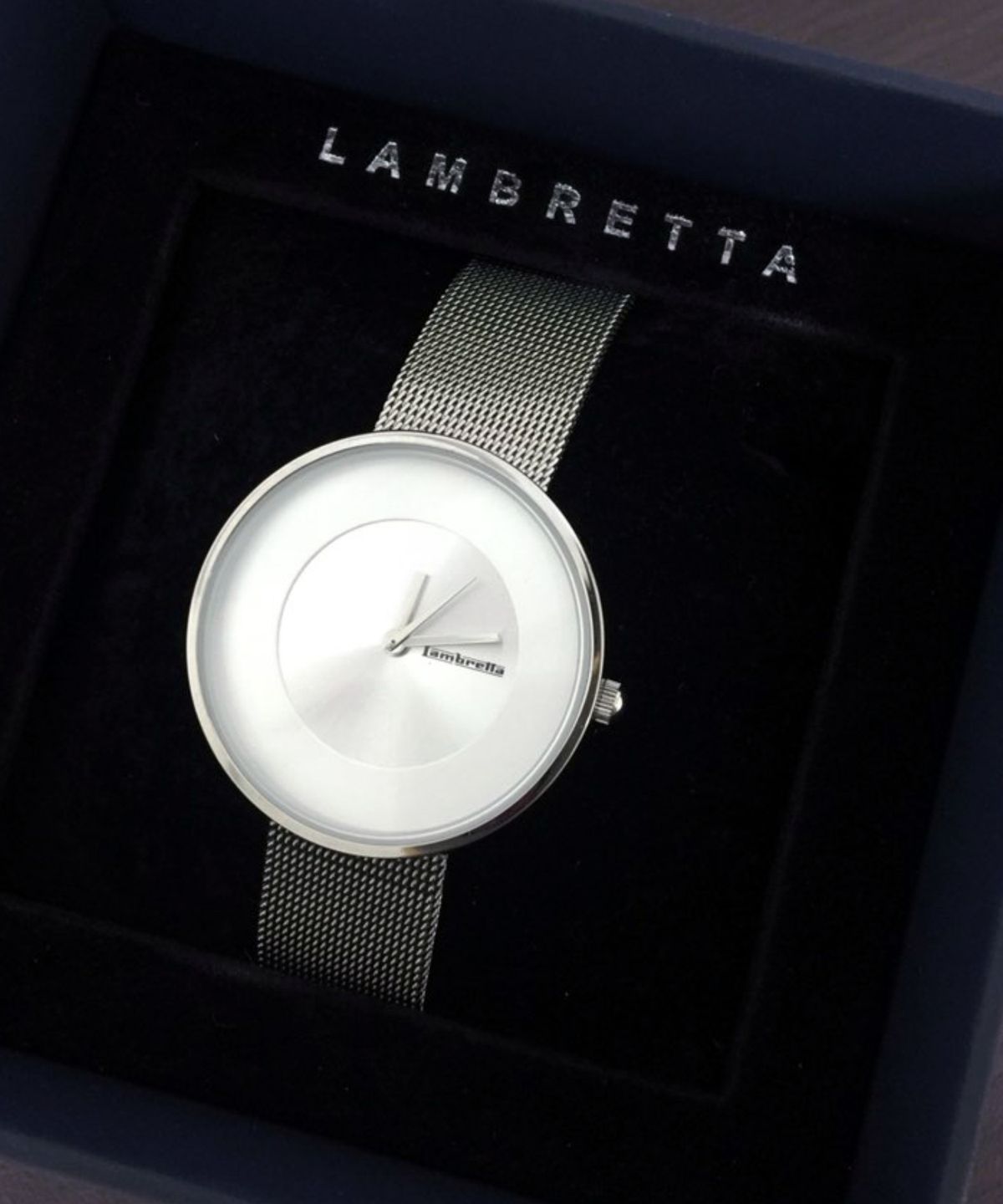 람브레타시계(LAMBRETTA WATCHES) Cielo 34 Mesh Silver 여성 메쉬시계